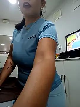 StripChat little_susie is Freechat little_susie — Cum + Fontaine Squirt in the bathroom